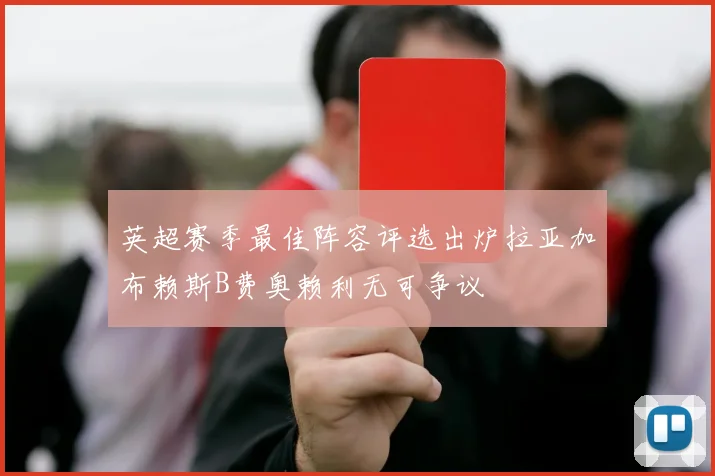 英超赛季最佳阵容评选出炉拉亚加布赖斯B费奥赖利无可争议